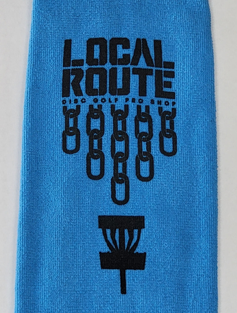 Local Route Tri-Fold Towel - Cascading Chains