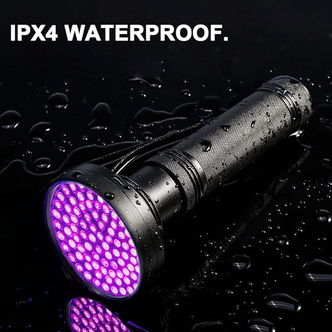 100 LEDs UV Flashlight