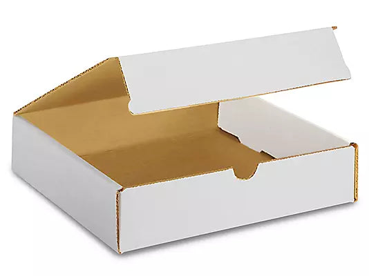 9x9x2 Gift Box - White Cardboard