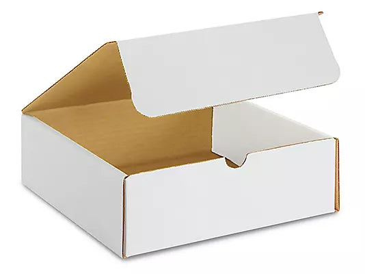 9x9x3 Gift Box - White Cardboard