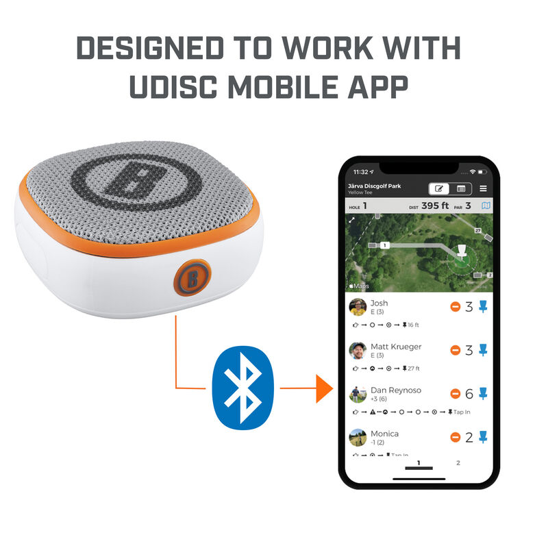 Bushnell Disc Jockey Disc Golf Bluetooth Speaker and GPS