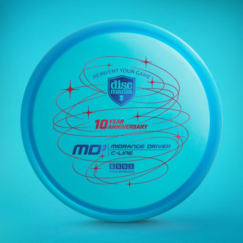 Discmania C-Line MD3 - 10 Year Anniversary Revolution Stamp