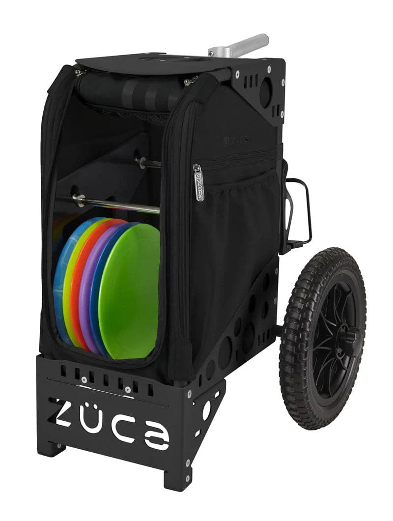 Zuca Black All Terrain Disc Golf Cart - Covert All Terrain Insert Bag