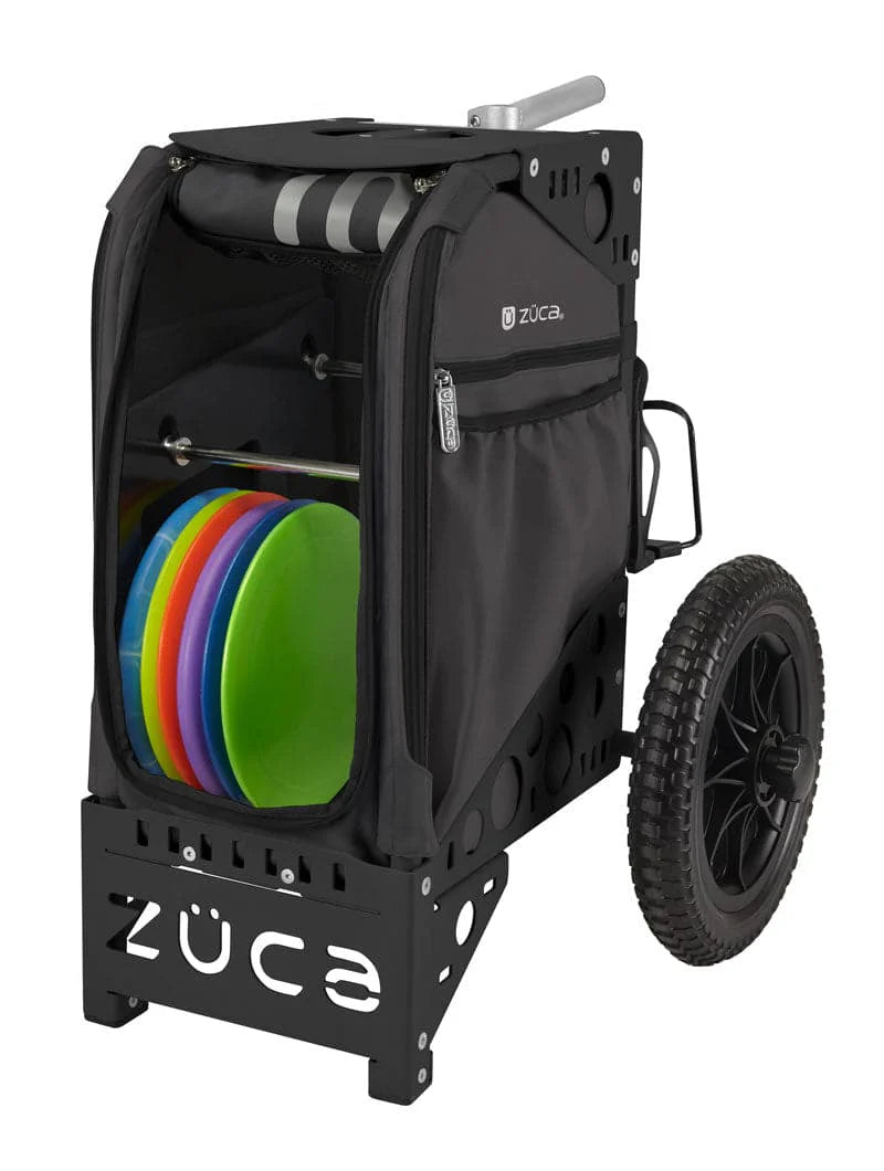 Zuca Black All Terrain Disc Golf Cart - Gunmetal All Terrain Insert Bag