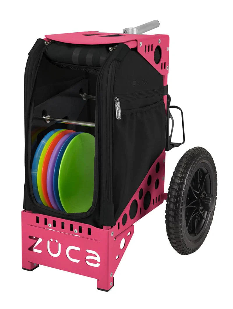 Zuca Pink All Terrain Disc Golf Cart - Covert All Terrain Insert Bag