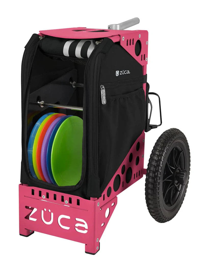 Zuca Pink All Terrain Disc Golf Cart - Onyx All Terrain Insert Bag