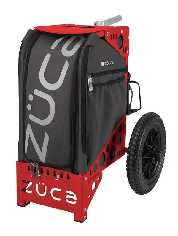 Zuca Red All Terrain Disc Golf Cart - Gunmetal All Terrain Insert Bag