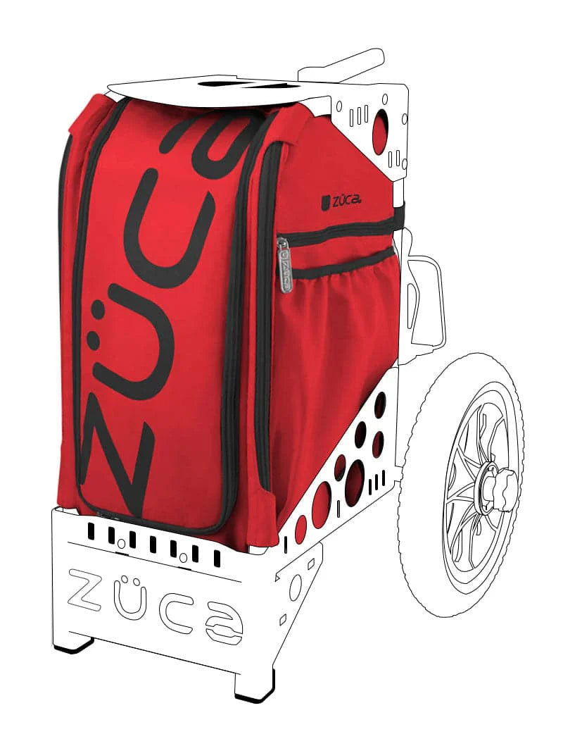 Zuca All Terrain Disc Golf Cart Insert Bag - Infrared