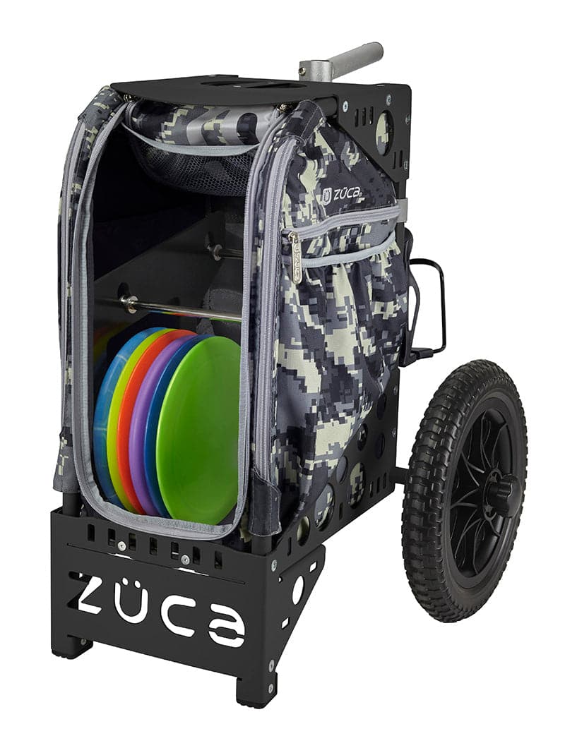 Zuca Black All Terrain Disc Golf Cart - Anaconda All Terrain Insert Bag