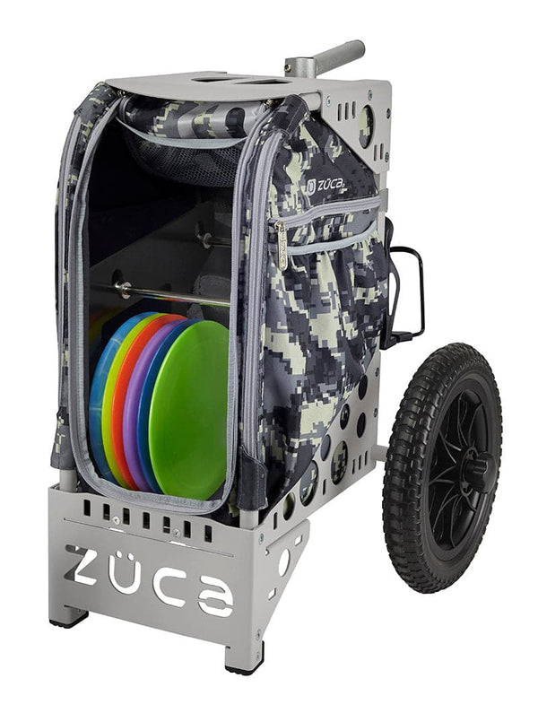 Zuca Gray All Terrain Disc Golf Cart - Anaconda All Terrain Insert Bag