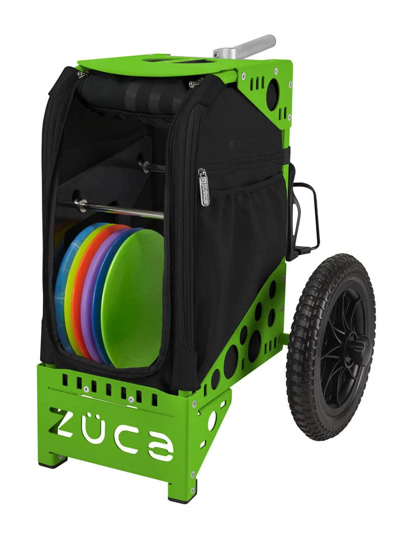 Zuca Green All Terrain Disc Golf Cart - Covert All Terrain Insert Bag