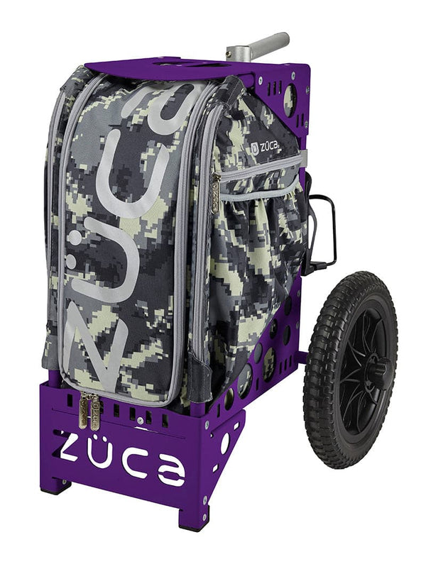 Zuca Purple All Terrain Disc Golf Cart - Anaconda All Terrain Insert Bag