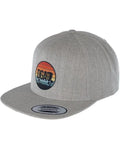 DGA Snapback Flatbill Hat  - Retro Sunset Patch