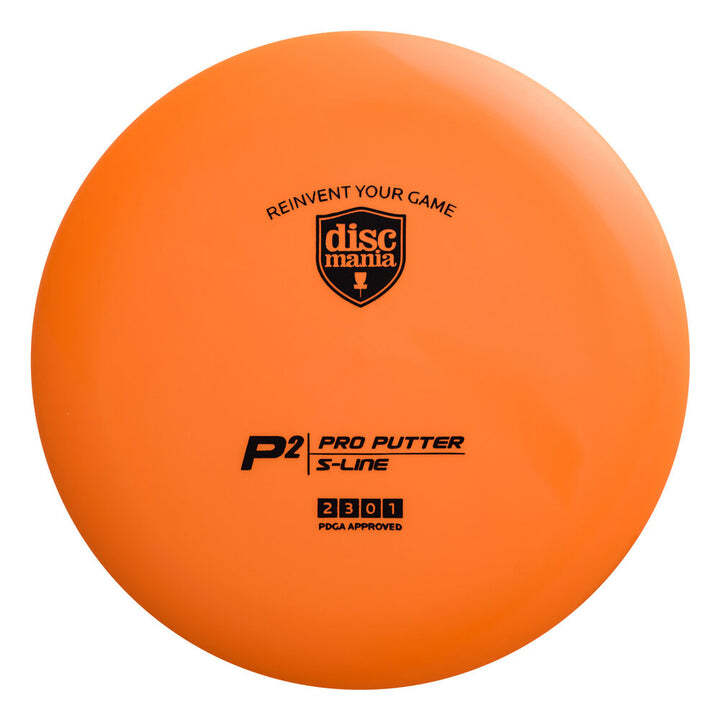 Discmania S-Line P2 putt & approach disc, orange disc