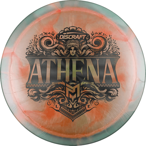 Discraft Titanium Swirl Paul McBeth Athena - 2025 Ledgestone Edition Preseason driver, Orange Driver