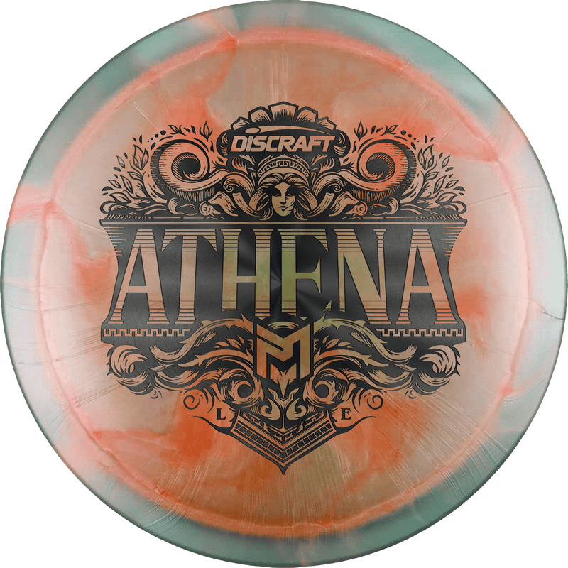 Discraft Titanium Swirl Paul McBeth Athena - 2025 Ledgestone Edition Preseason driver, Orange Driver