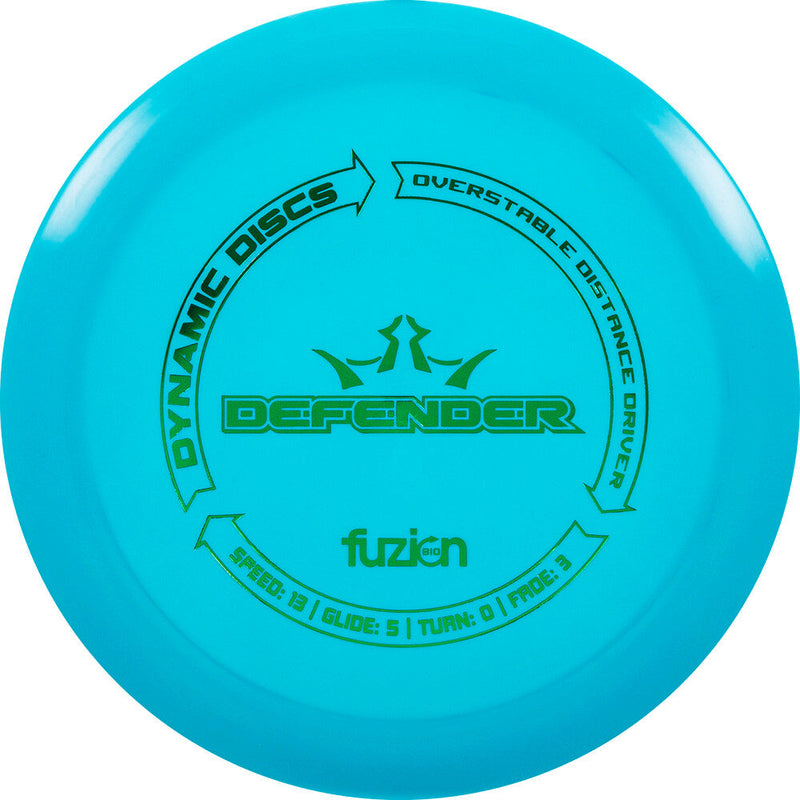 Dynamic Discs Biofuzion Defender driver disc, blue disc