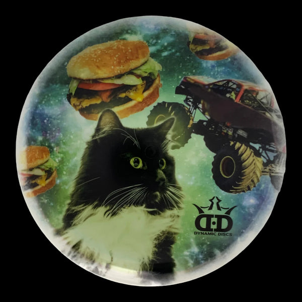 Dynamic Discs Fuzion Felon - DyeMax Monster Truck Kitty