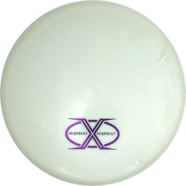 Dynamic Discs Fuzion Judge putt & approach disc, X Out stamp, white disc