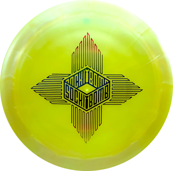 Dynamic Discs Lucid Chameleon Enforcer - Sockibomb Four Point Stamp