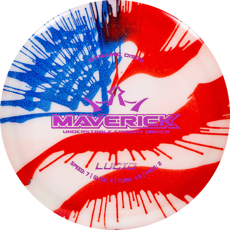 Dynamic Discs Lucid Maverick - MyDye American Flag