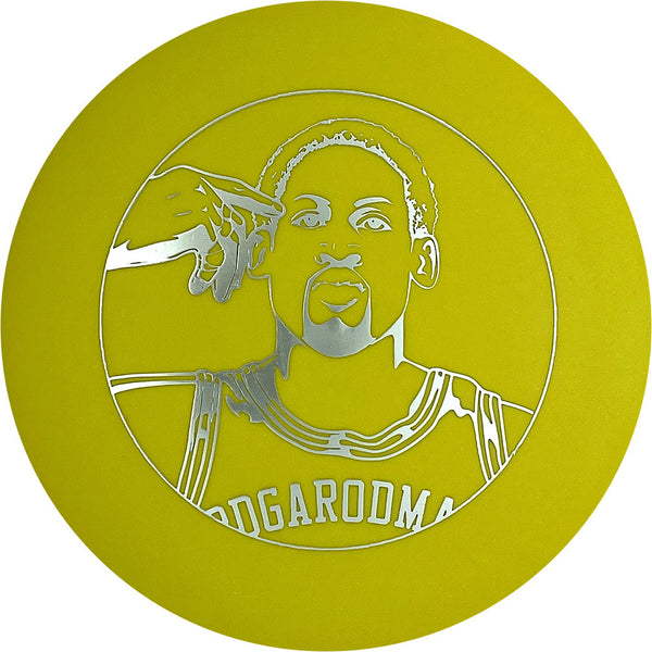 EV-7 OG Firm Penrose putt & approach disc, PDGA Rodman stamp, yellow disc