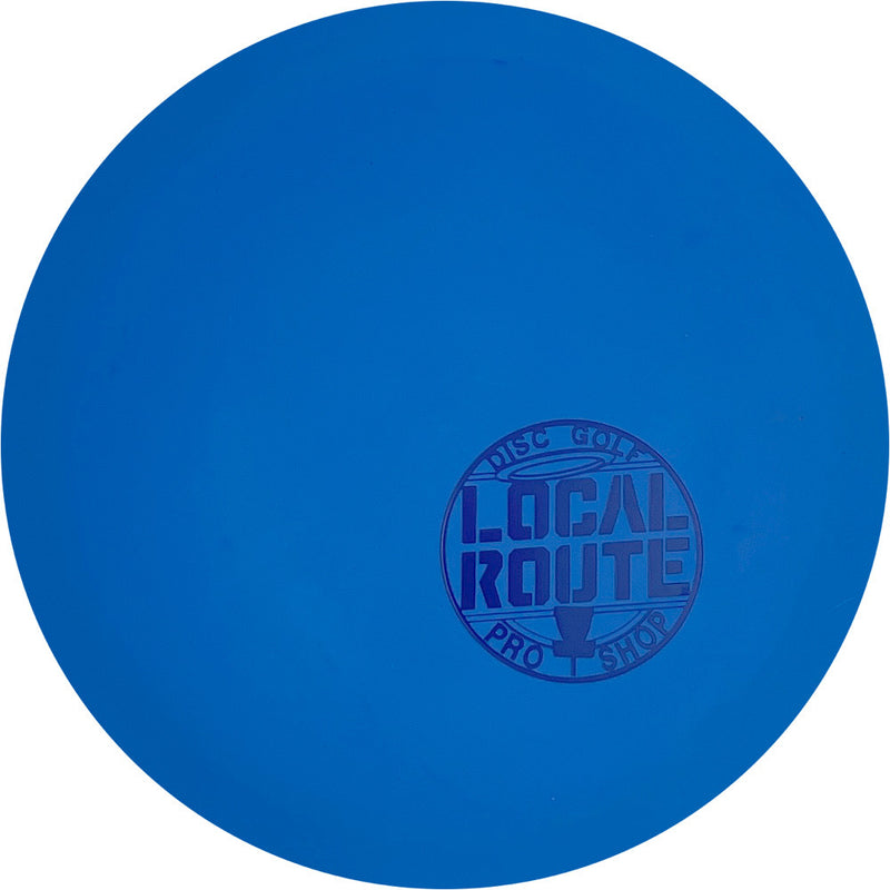 Gateway Suregrip Assassin fairway driver disc, Local Route "In the Circle" Mini Stamp stamp, blue disc