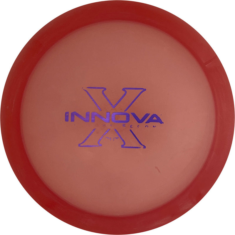 Innova Champion Beast driver disc, Factory Second X-Out stamp, red disc