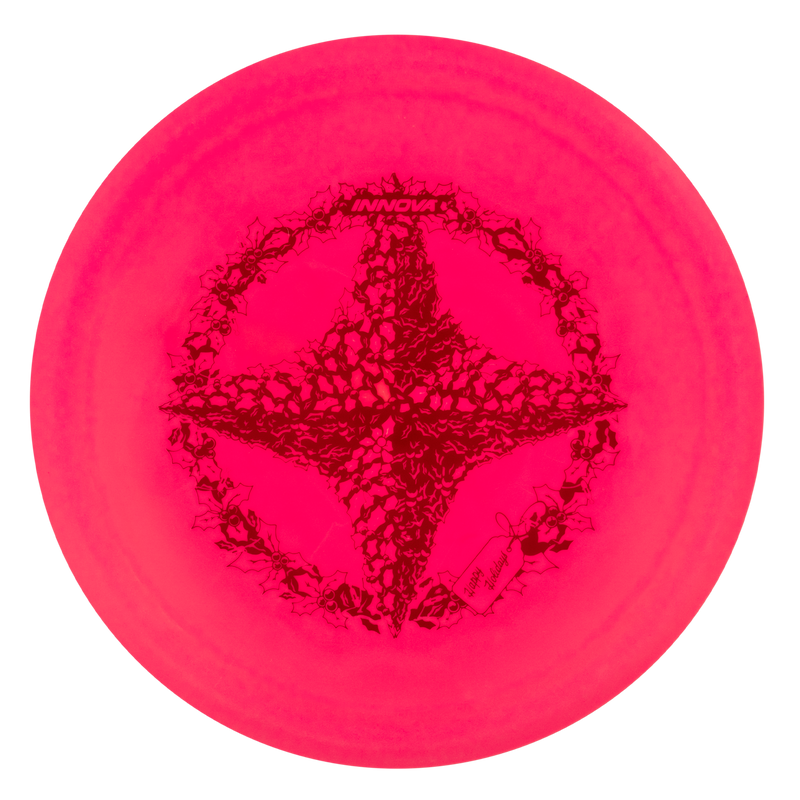 Innova DX Mamba driver disc, Holly First Run DX Mamba stamp, pink disc