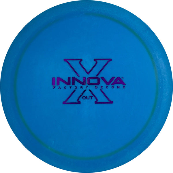 Innova Star Boss driver disc, Factory Second X-Out stamp, blue disc