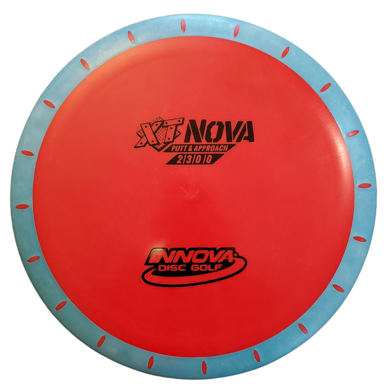 Innova XT Nova putt & approach disc, red disc with blue rim