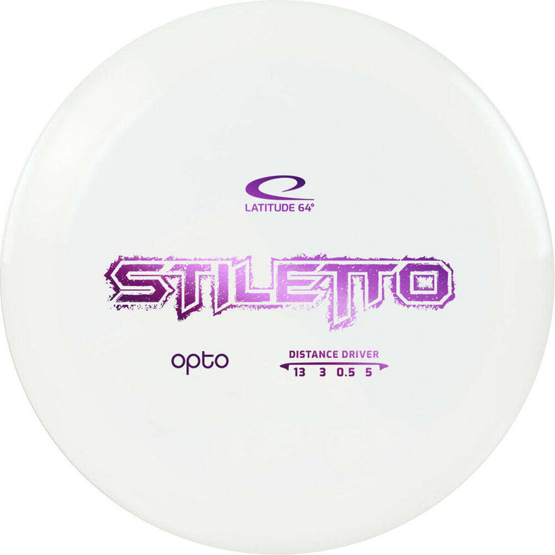 Latitude 64 Opto Stiletto driver disc, white disc