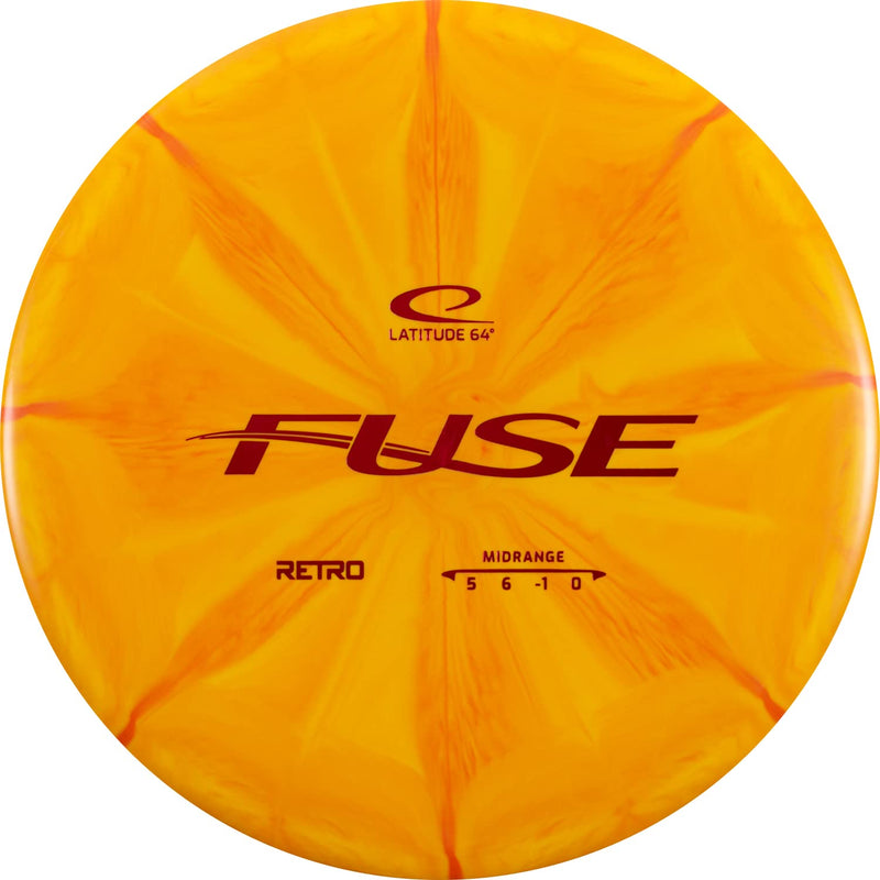 Latitude 64 Retro Burst Fuse midrange disc, orange and dark orange disc