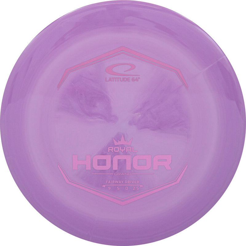 Latitude 64 Royal Grand Honor fairway driver disc, purple disc