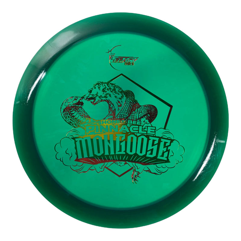 Legacy Honey Bee Mongoose fairway driver disc, dark green disc