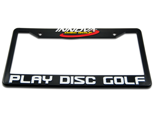 Innova License Plate Frame "Play Disc Golf"