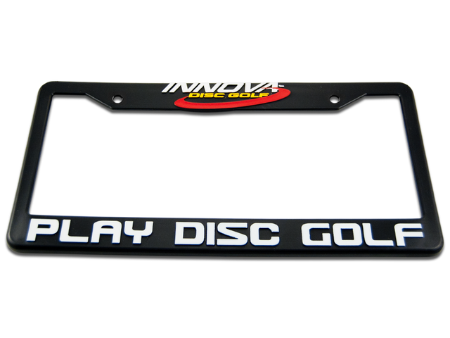 Innova License Plate Frame "Play Disc Golf"