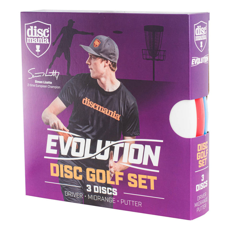 Discmania 3-Disc Evolution GEO Disc Golf Starter Set