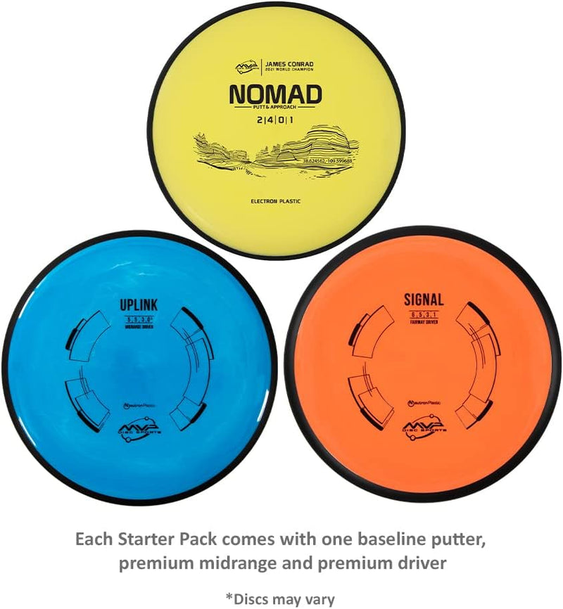 MVP 3-Disc Premium Disc Golf Starter Set