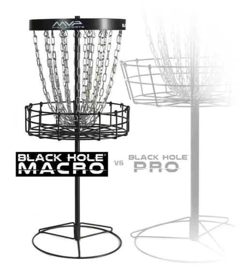 MVP Black Hole Macro Disc Golf Basket