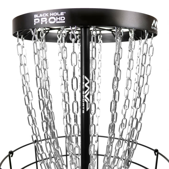 MVP Black Hole Pro HD Disc Golf Basket W/ Transit Case