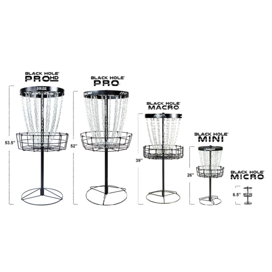 MVP Black Hole Pro HD Disc Golf Basket