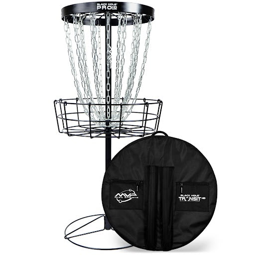 MVP Black Hole Pro HD Disc Golf Basket W/ Transit Case