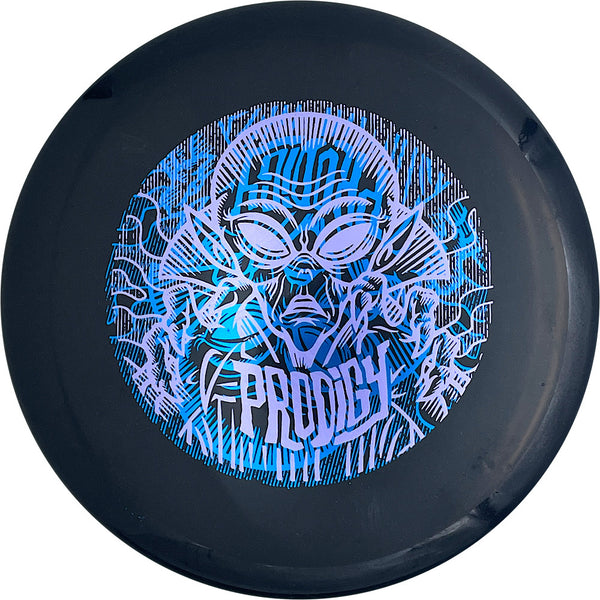 Prodigy 500 Glimmer PA-5 putt & approach disc, Double Stamp stamp, black disc