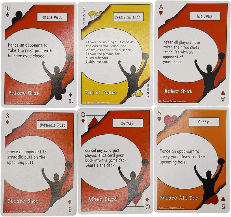 Ript Revenge Disc Golf Card Game