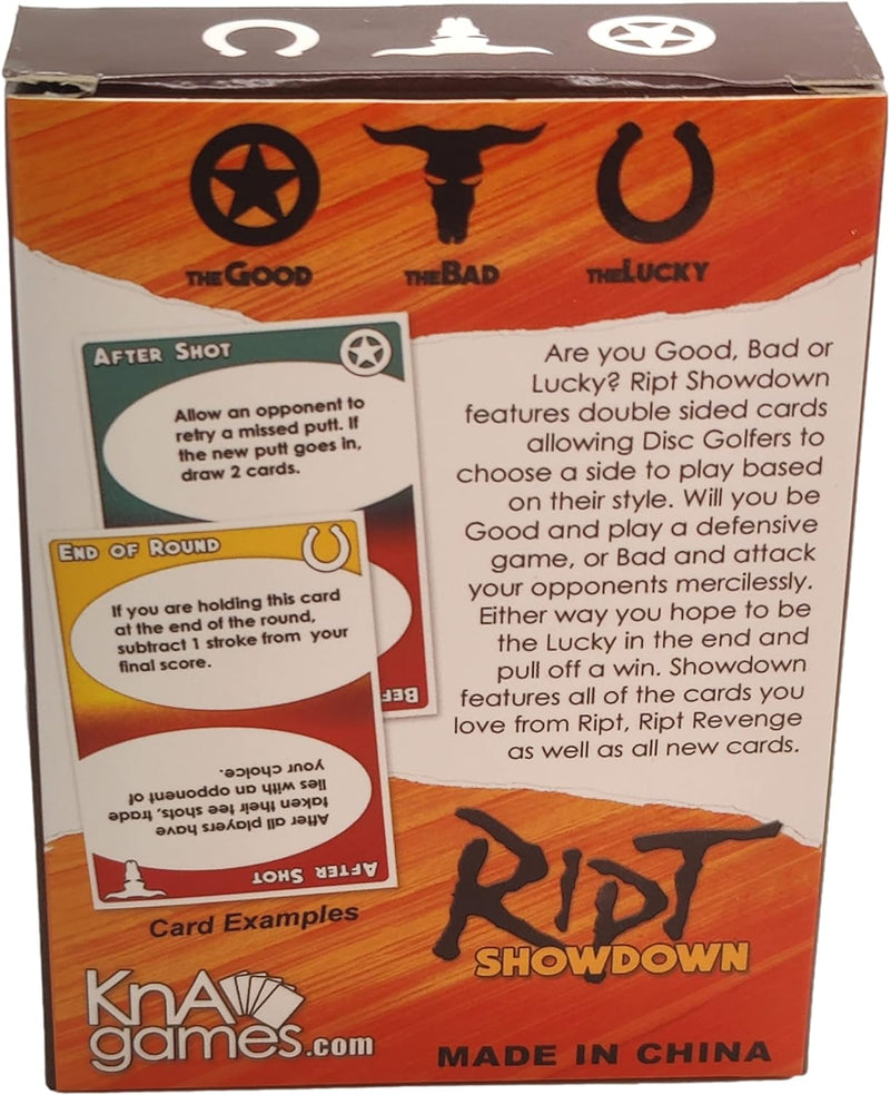 Ript Showdown Disc Golf Card Game