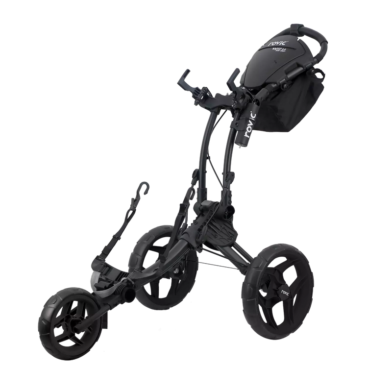 Rovic RV1D 2.0 Disc Golf Cart - Charcoal & Black