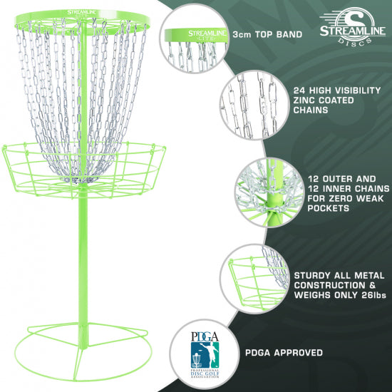 Streamline Lite Disc Golf Basket