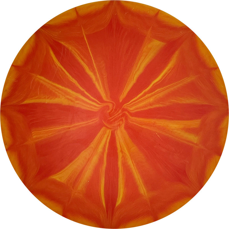 Westside Discs Origio Burst Maiden putt & approach disc, Blank (no top stamp) stamp, orange and light orange disc