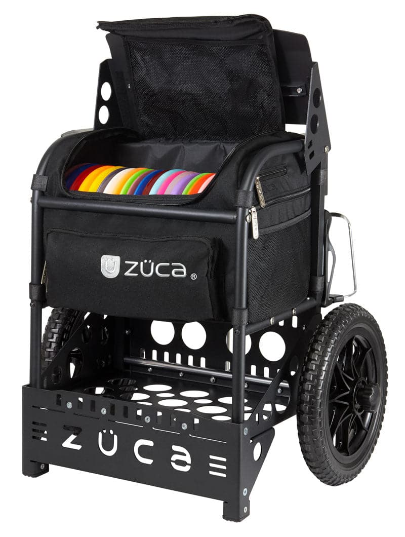 Zuca Black Transit Disc Golf Cart - Black Transit Insert Bag